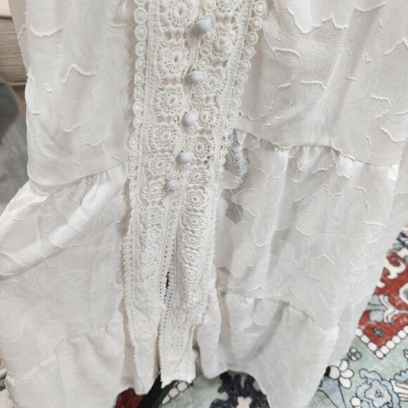 NWT Anewsta Floral Bohemian Long Sleeve Dress Sz Small - Picture 9 of 12